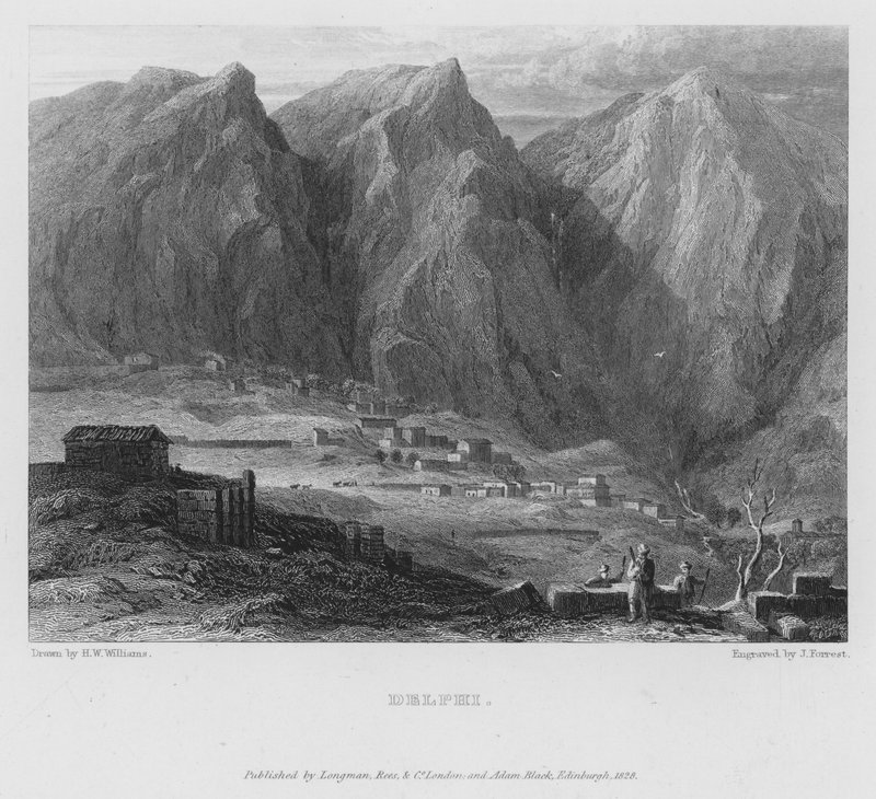 Delphi, Kreikka (kaiverrus) tekijältä John B. (after) Forrest