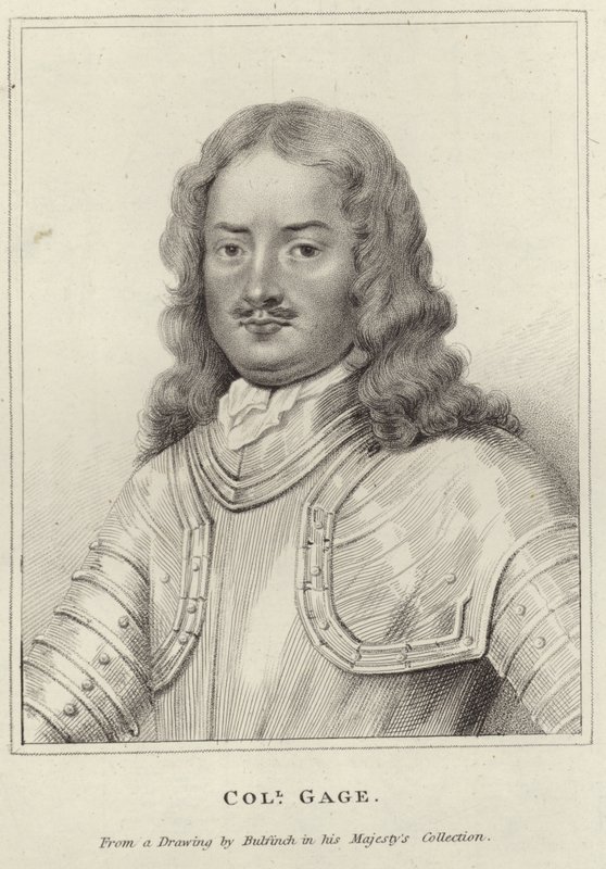 Sir Henry Gagen muotokuva kaiverruksesta tekijältä John Bulfinch