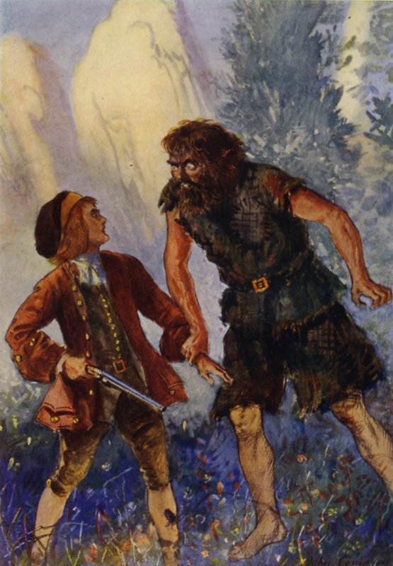Kuvitus Treasure Islandille tekijältä John Cameron