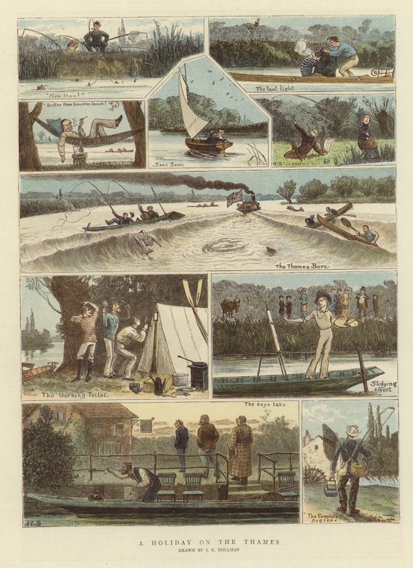 Loma Thamesilla tekijältä John Charles Dollman