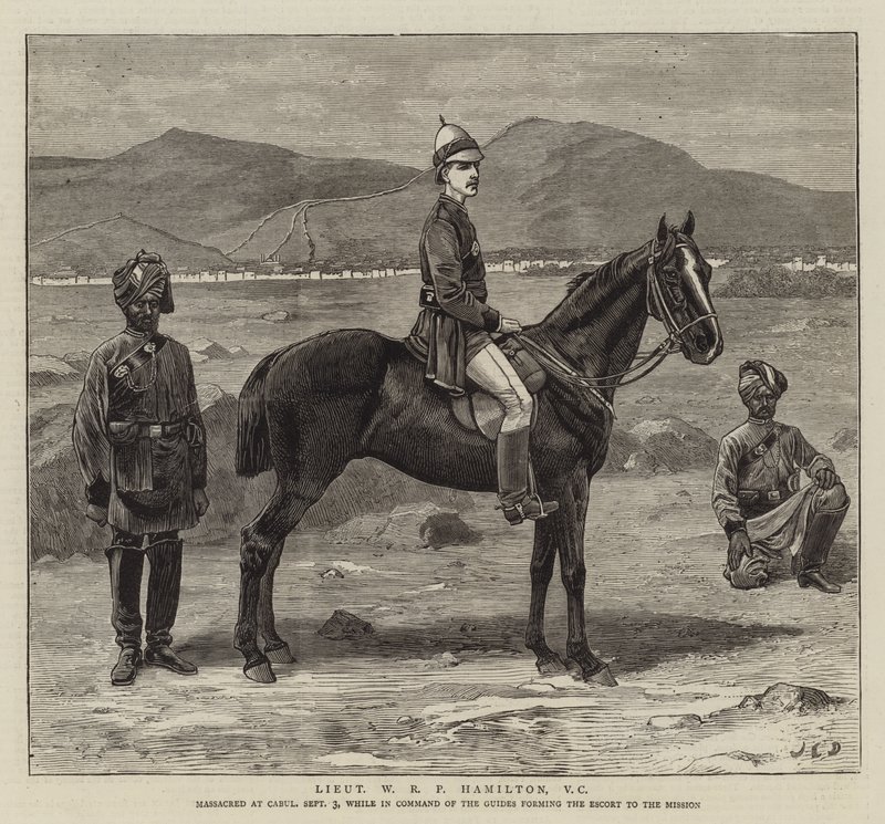 Luutnantti W R P Hamilton, VK tekijältä John Charles Dollman