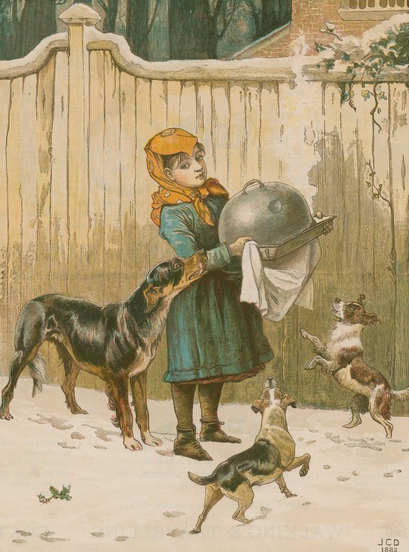 Jouluillallinen vaarassa tekijältä John Charles Dollman