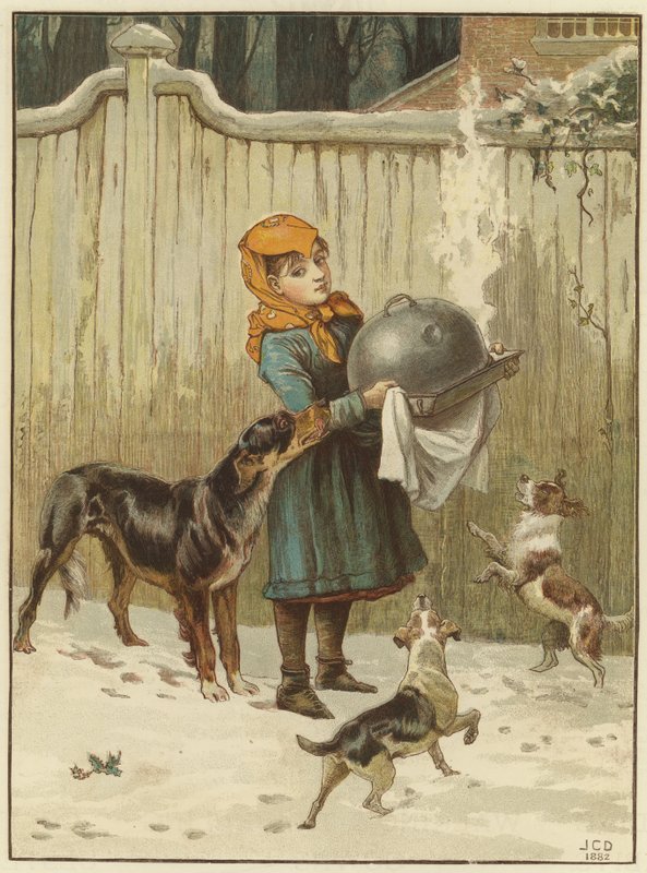 Jouluillallinen vaarassa tekijältä John Charles Dollman