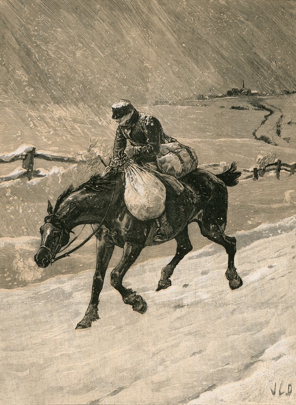 Joulupostimies tekijältä John Charles Dollman