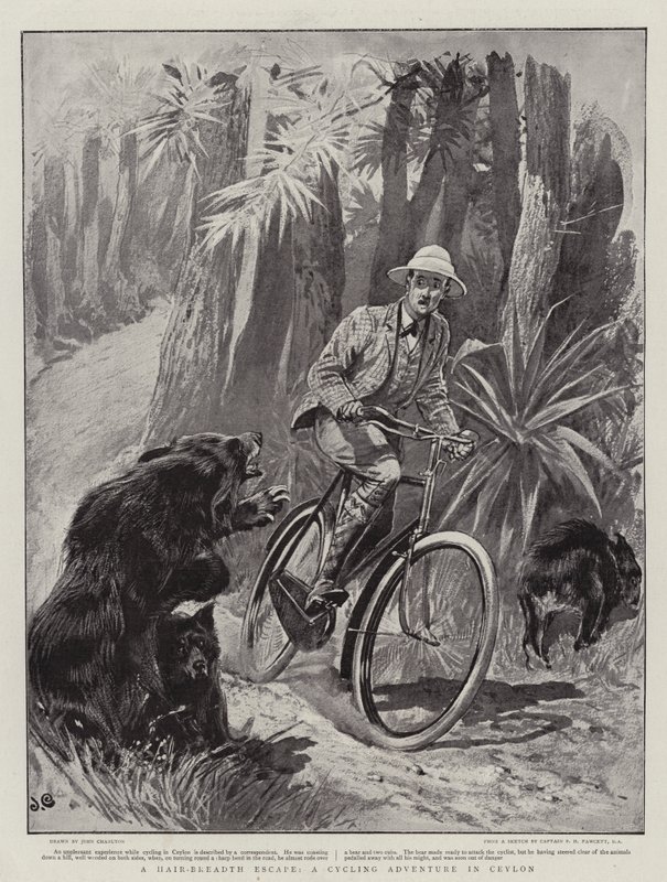 Isang Hair-Breadth Escape, isang Cycling Adventure sa Ceylon finn tekijältä John Charlton