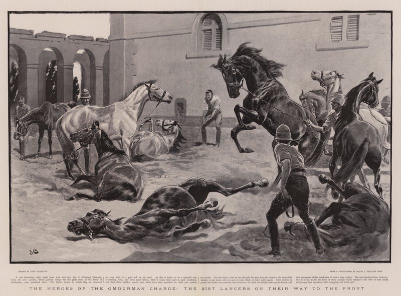 Omdurman Charge -sankarit, 21. Lancerit matkalla rintamaan tekijältä John Charlton