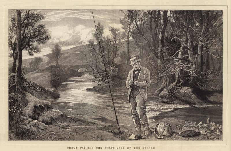 Taimenkalastus, kauden ensimmäinen heitto tekijältä John Evan Hodgson