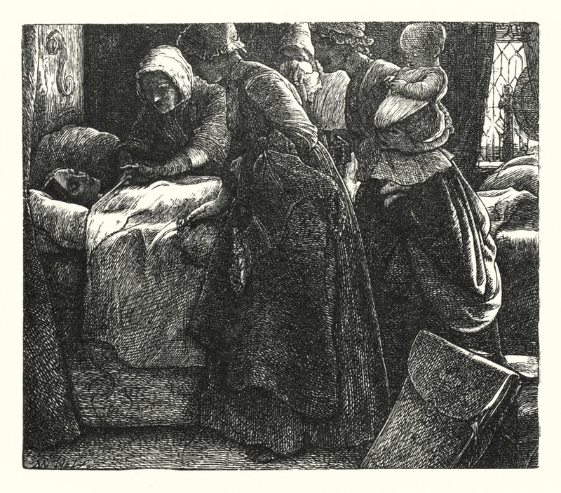 Lord of Burleigh (kaiverrus) tekijältä John Everett (after) Millais
