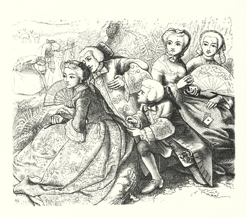 Puhuva tammi (kaiverrus) tekijältä John Everett (after) Millais