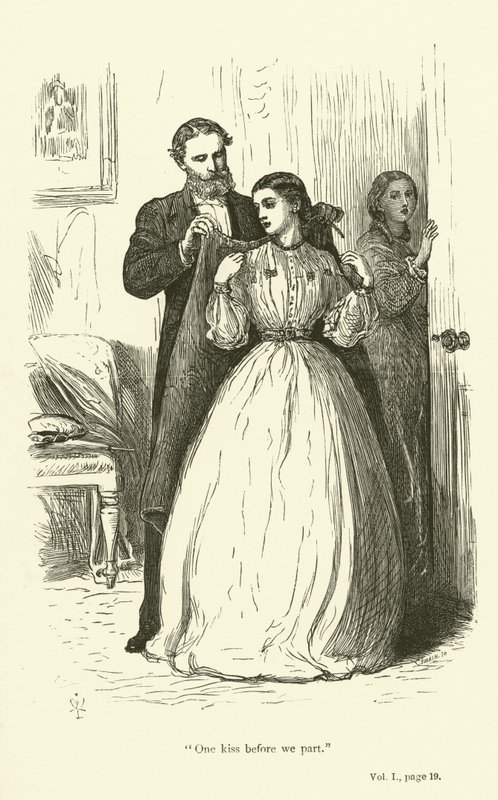 Kuvitus Anthony Trollopen kirjoittamaan teokseen Phineas Finn. tekijältä John Everett Millais