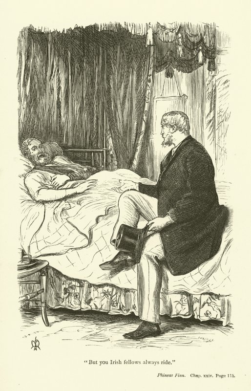 Anthony Trollopen kuvitus Phineas Finnille tekijältä John Everett Millais