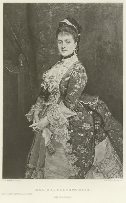 rouva H L Bischoffsheim (syväpaino) tekijältä John Everett Millais