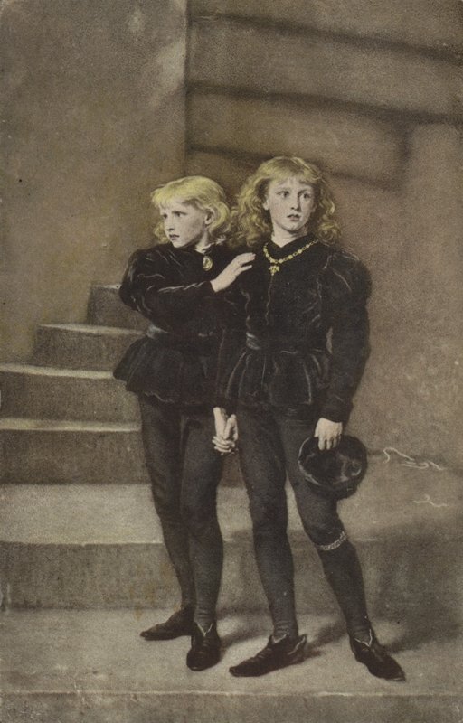 Kaksi prinssiä Edward ja Richard tornissa tekijältä John Everett Millais
