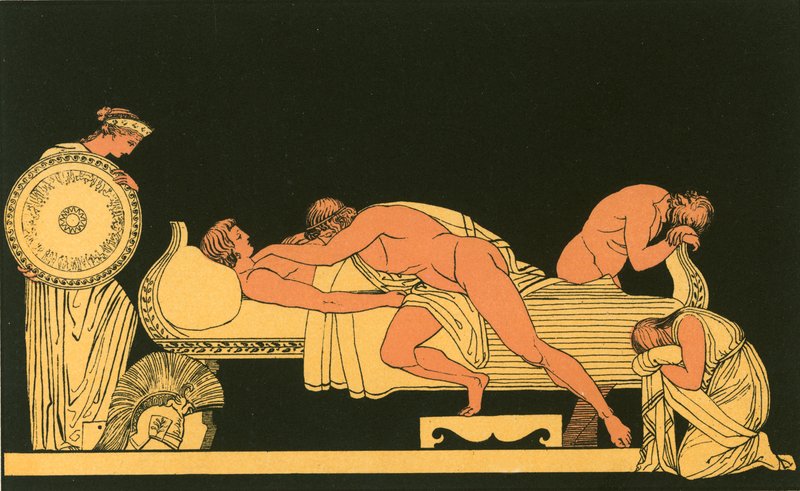 Thetis tuo panssarin Akilleukselle tekijältä John Flaxman