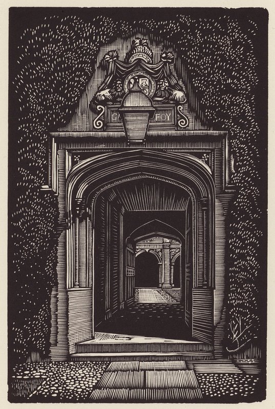 Cambridge: Magdalene (puupiirros) tekijältä John Frederick Greenwood