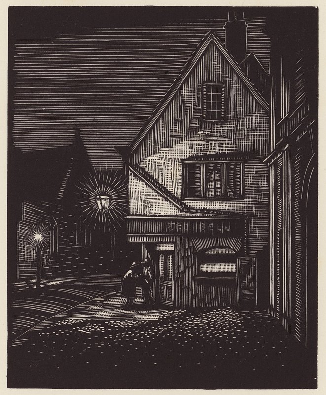 Cambridge: Peas Hill (puupiirros) tekijältä John Frederick Greenwood