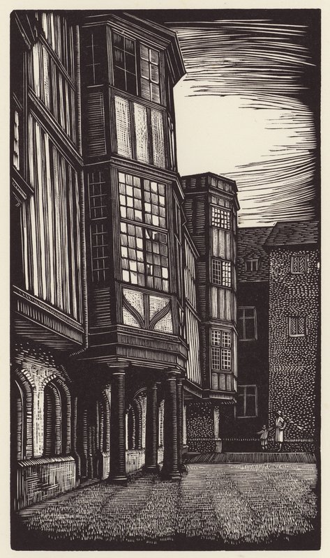 Cambridge: Queens" (puupiirros) tekijältä John Frederick Greenwood