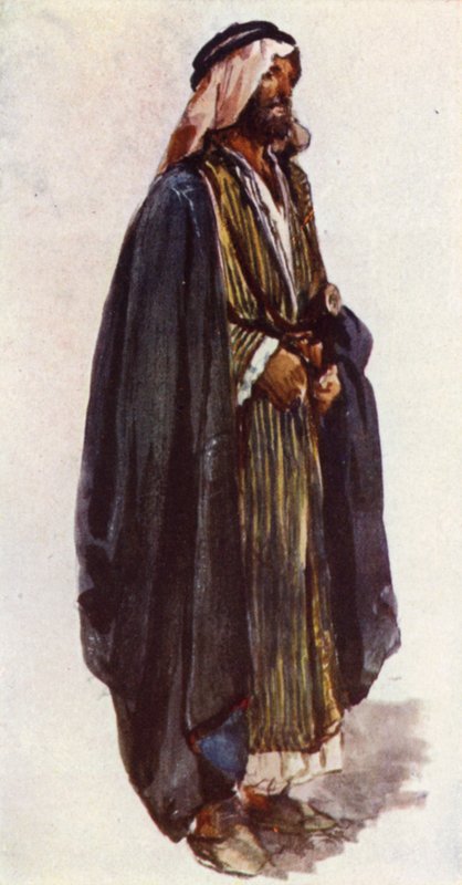Arab Farmer (värinen lito) tekijältä John Fulleylove