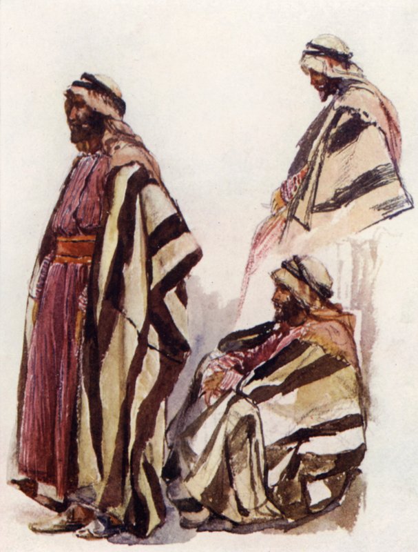 Fellah juhlamekossa (väri litho) tekijältä John Fulleylove