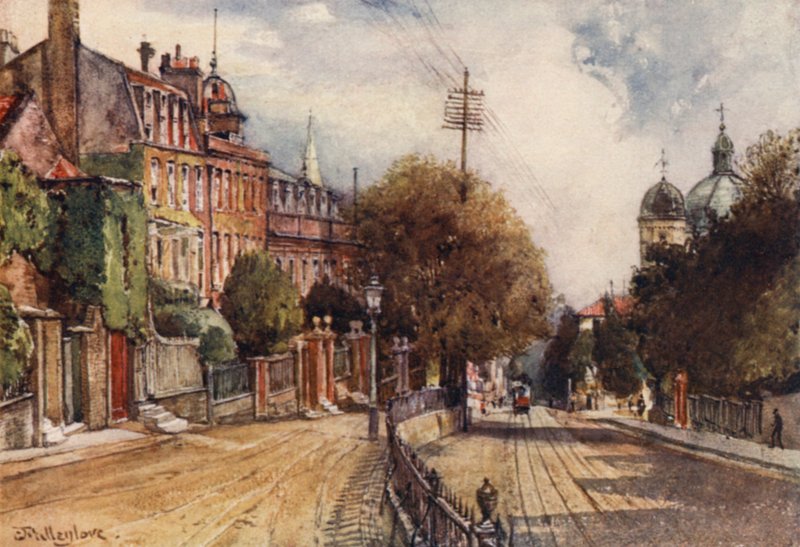 Highgate (väri litho) tekijältä John Fulleylove