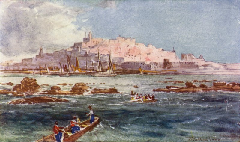 Joppa, merestä (väri litho) tekijältä John Fulleylove