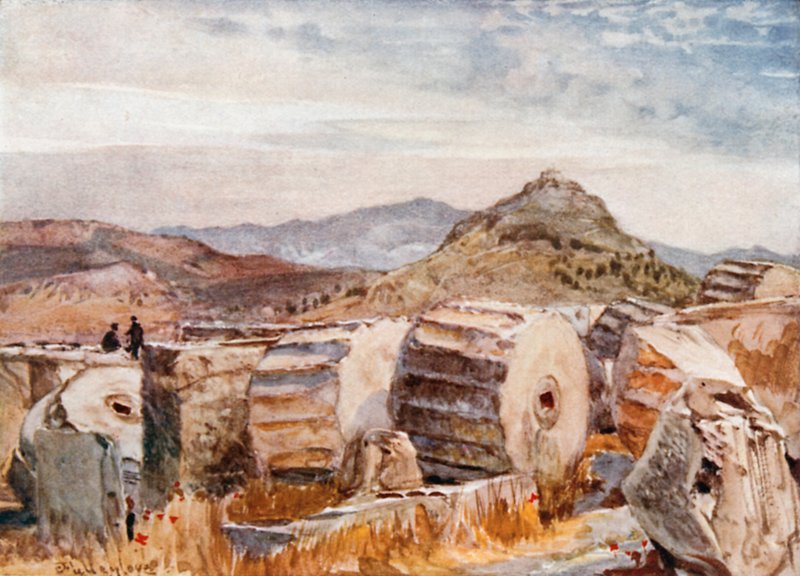 Mount Pentelikon at Lycabettos mula sa North-Eastern Angle ng Parthenonfinn tekijältä John Fulleylove