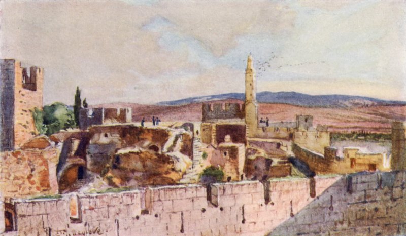 Osa Jerusalemin linnoituksesta tekijältä John Fulleylove