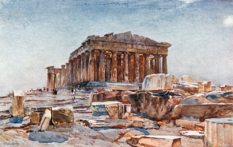 Parthenon Propyleasta tekijältä John Fulleylove