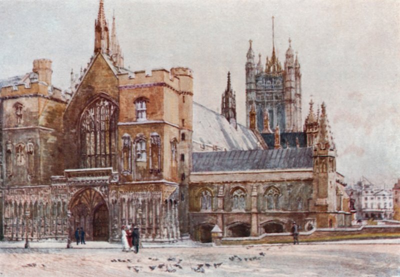 Westminster Hall ja Victoria Tower tekijältä John Fulleylove