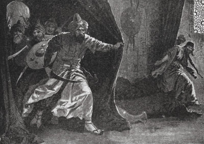 Kuninkaallisen kaartin kapina Damaskoksessa (litografia) tekijältä John Harris Valda