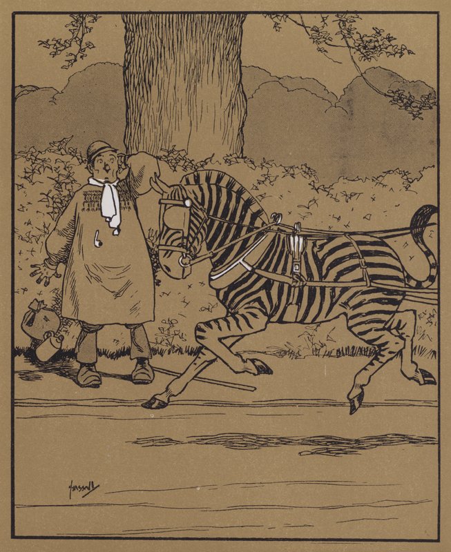 Rustic muuttui Teetotaleriksi (väri litho) tekijältä John Hassall