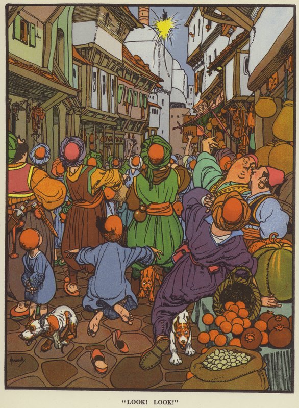 "Katso katso!" (väri litho) tekijältä John Hassall