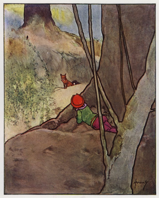 Kettu (väri litho) tekijältä John Hassall