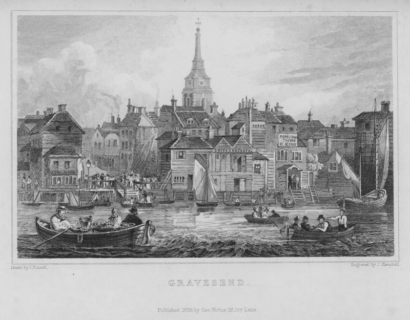 Gravesend, Kent (kaiverrus) tekijältä John Henry Henshall
