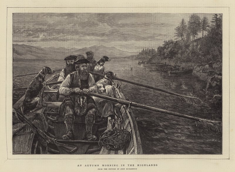 Syksyinen aamu Ylämaalla tekijältä John Isaac Richardson