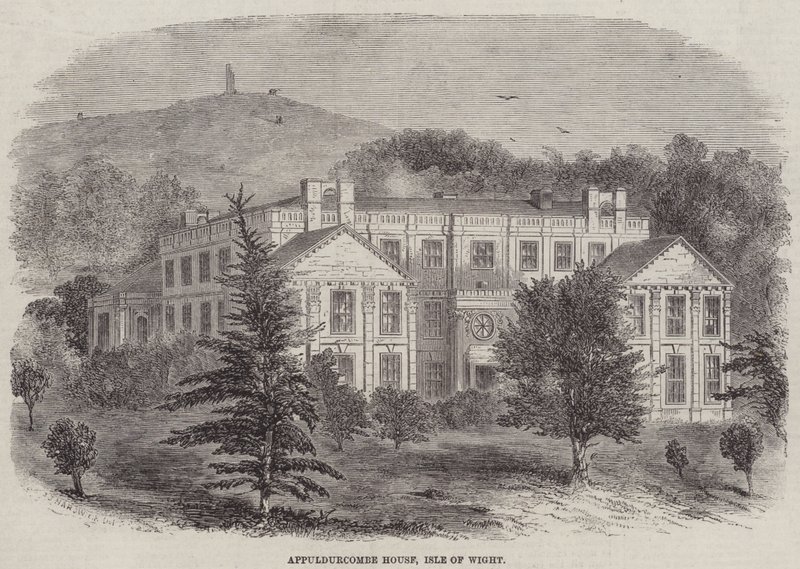 Appuldurcombe House, Isle of Wight tekijältä John Jessop Hardwick