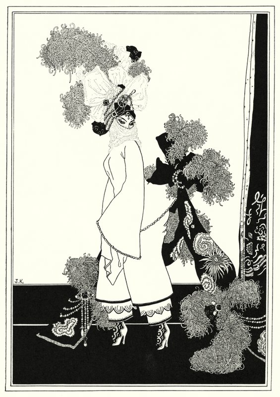 Kuvitus tarinaan Aladdin ja ihana lamppu (litho) tekijältä John Kettelwell