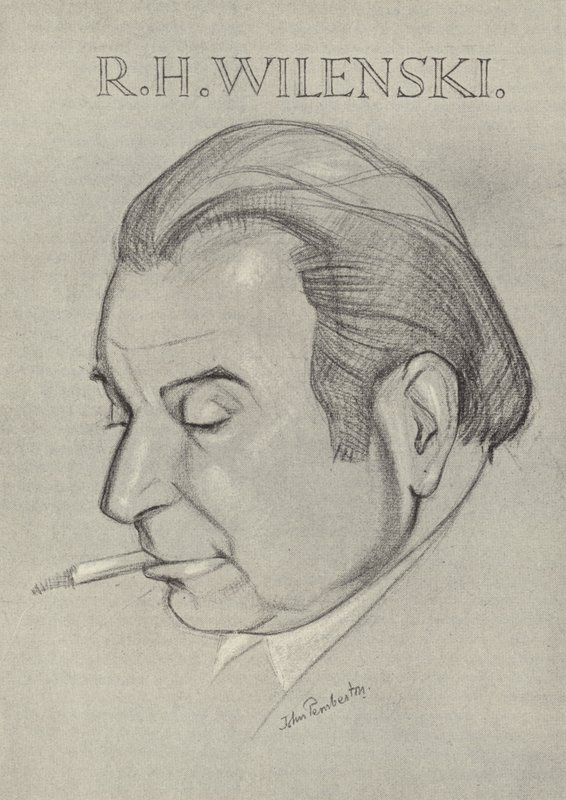R H Wilenski, englantilainen taidekriitikko ja kirjailija tekijältä John L. Pemberton