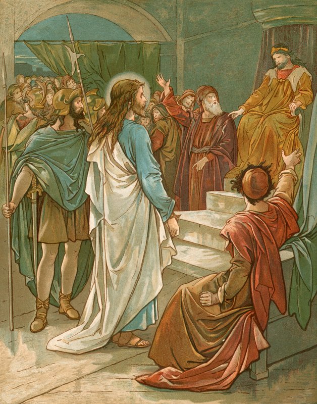 Jeesus Pilatuksen edessä tekijältä John Lawson