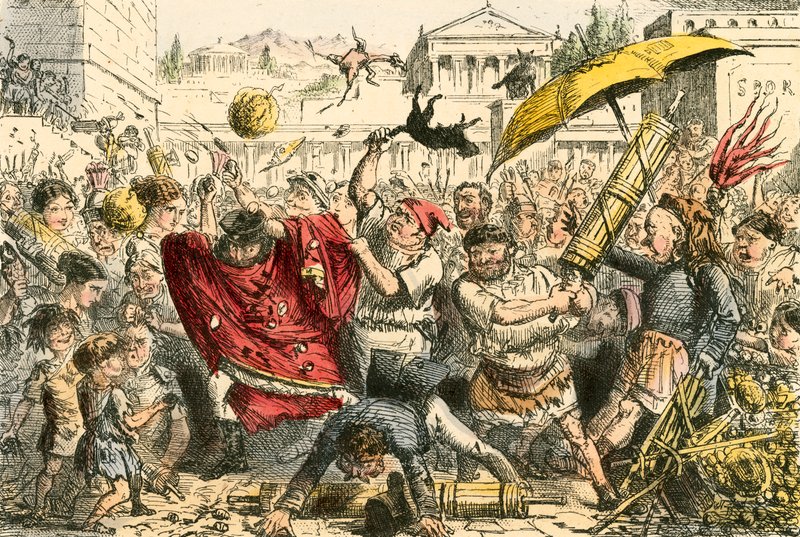 Appius Claudius rankaisi ihmisiä tekijältä John Leech