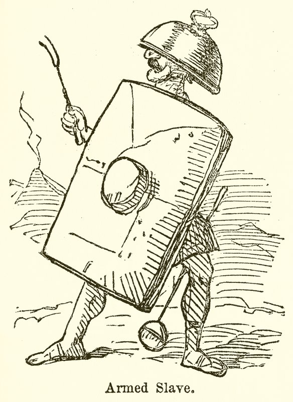 Armed Slave (kaiverrus) tekijältä John Leech