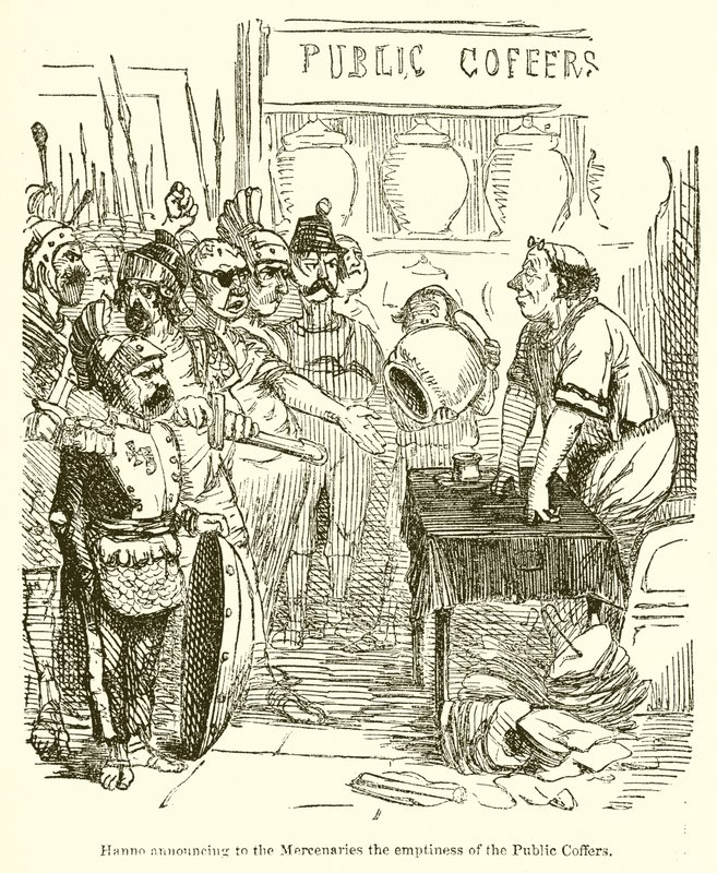 Hanno julisti palkkasotureille julkisen kassan tyhjyyden tekijältä John Leech