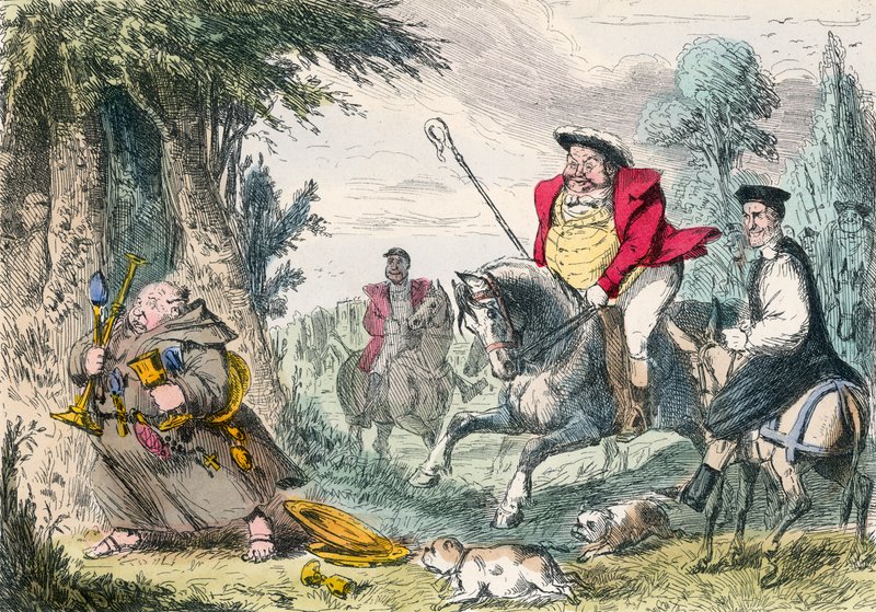 Kuningas Henrik VIII munkin metsästys tekijältä John Leech