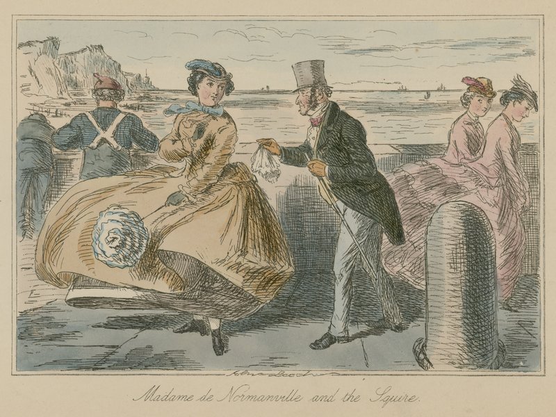 Madame de Normanville ja Squire tekijältä John Leech