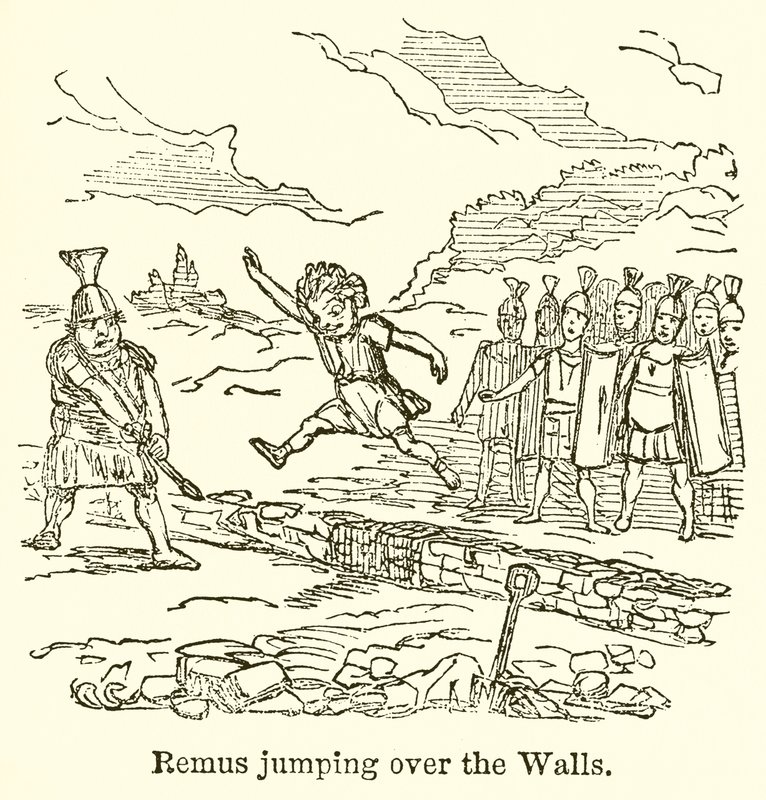 Remus hyppää seinien yli tekijältä John Leech