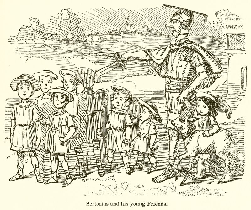 Sertorius ja hänen nuoret ystävänsä tekijältä John Leech