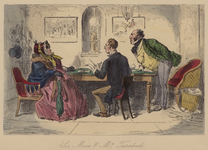 Sir Moses ja rouva Turnbull tekijältä John Leech