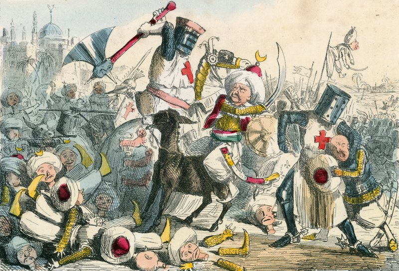 Upea taistelu Richard Coeur de Lionin ja Saladinin välillä tekijältä John Leech