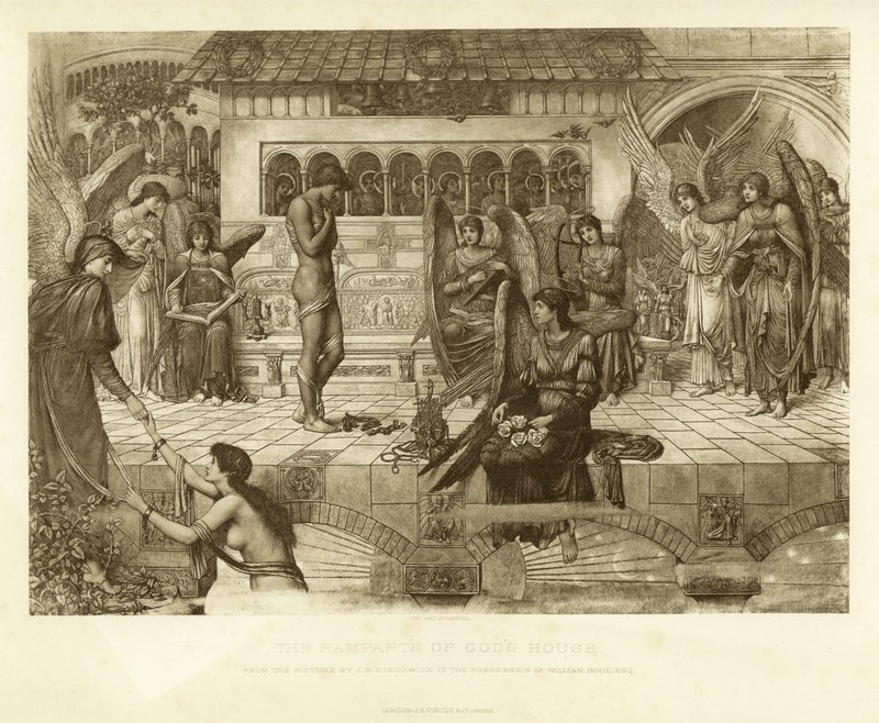 Jumalan temppelin valleilla tekijältä John Melhuish Strudwick