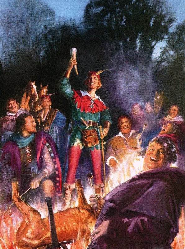 Robin Hood ja hänen iloiset miehensä tekijältä John Millar Watt